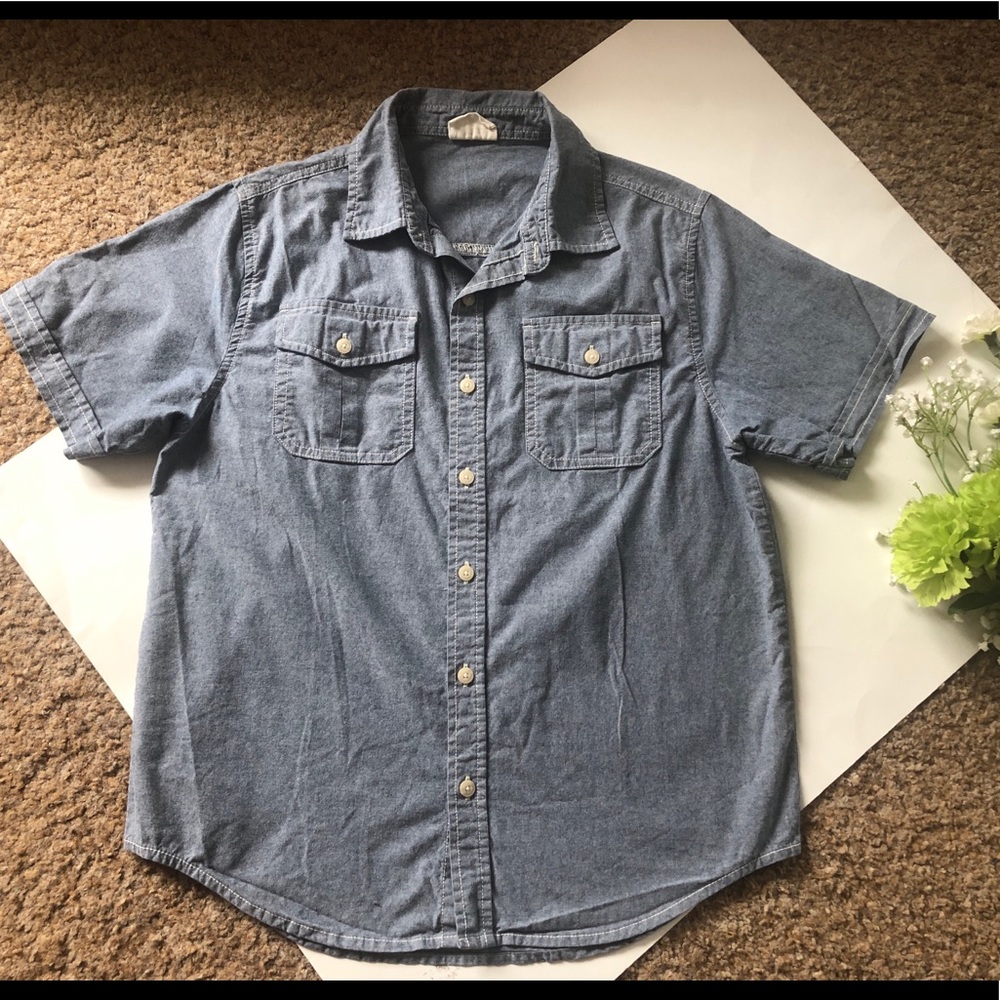 Crazy 8 Boy’s Button Front Denim Top Shirt
